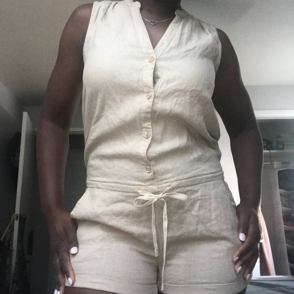 Cream old navy romper